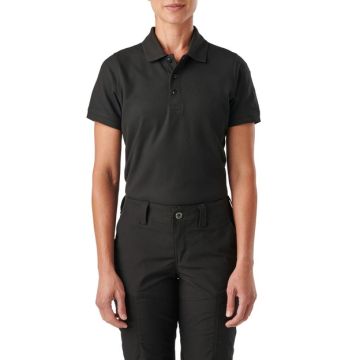 5.11 Damen Utility Kurzarm Polohemd Black