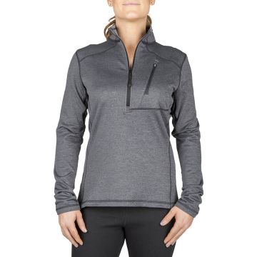 5.11 Glacier Damen-Fleece Half-Zip  Schwarz