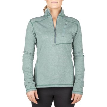  5.11 Glacier Damen-Fleece Half-Zip Jade
