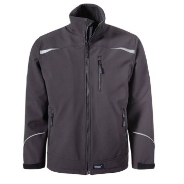Softshell-Jacke mit Stehkragen, Größen XS - 4XL