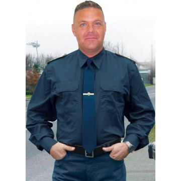 Polizei-Diensthemd Halbarm Dunkelblau