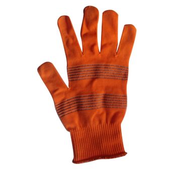 Signal-Handschuhe - orange - Innenfläche: Microfaser, waschbar - Nr. 6530