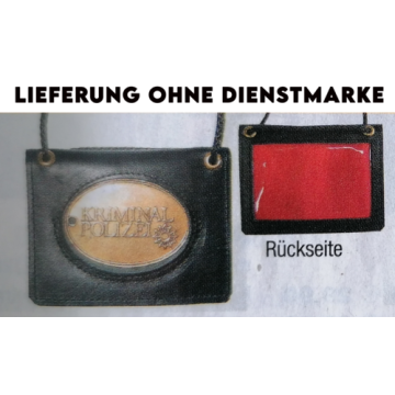 Kripo Umhänge-Ausweismäppchen in Scheckkartengröße