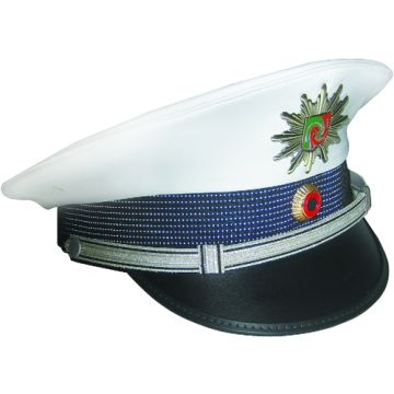  Polizei-Schirmmütze Modell NRW weiß