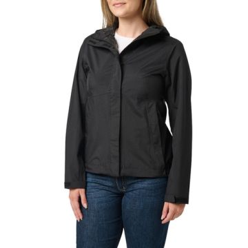 5.11 Women Adventure Rain Shell Jacket Black 