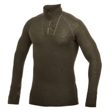 Woolpower LITE Zip Turtleneck - Pinie