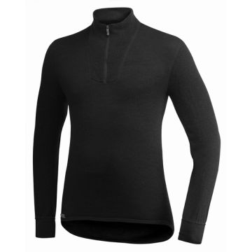 Woolpower Zip Turtleneck 200 - Schwarz