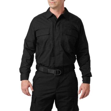 5.11 Flex-Tac TDU Ripstop Long Sleeve Shirt - Black