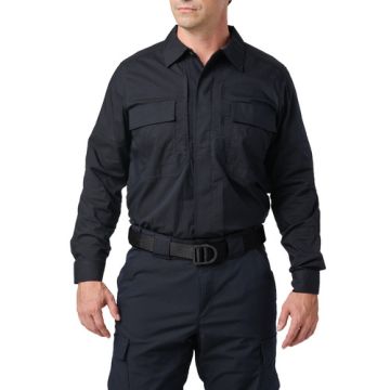 5.11 Flex-Tac TDU Ripstop Long Sleeve Shirt - Dark Navy