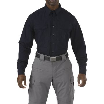 5.11 Stryke Langarm-Hemd Dark Navy