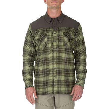 5.11 Sidewinder Flanel Shirt-Mosstone