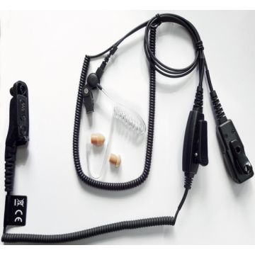 Tarn-Sprechgarnitur „Bodyguard“ Schallschlauch-Headset - passend für Motorola MTP850
