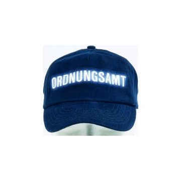 Base-Cap Dunkelblau mit Reflexschrift ORDNUNGSAMT