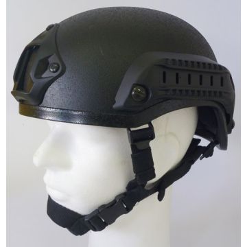 U.S. Gefechtshelm MICH W/RAIL - Repro - schwarz 