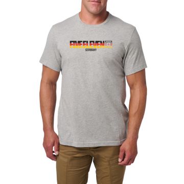 5.11 Germany Five Eleven Short Sleeve Tee - Heather Grey