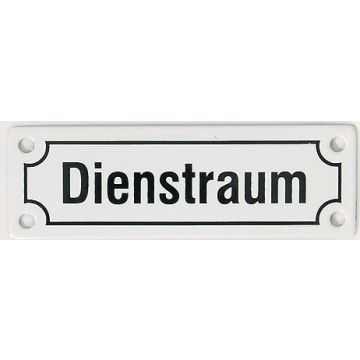 Wandschild - Dienstraum - 12,5 x 4 cm - Nr. 7807