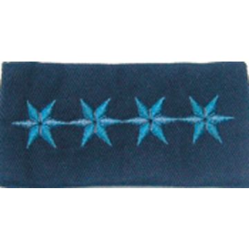 Polizeihauptmeister/in - Schulterklappen mit Schlaufe - Blau - Nr. 7854