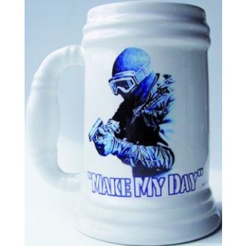 Dick Kramer Bierkrug "MAKE MY DAY" - 500 ml - Nr. 7877