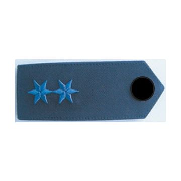 Dienstgradabzeichen Polizeimeister/in - Blau - Knopf Schwarz - Nr. 8180