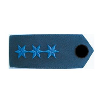 Dienstgradabzeichen Polizeiobermeister/in - Blau - Knopf Schwarz - Nr. 8181