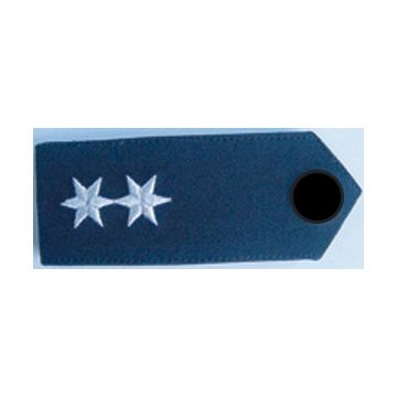 Dienstgradabzeichen Polizeioberkommissar/in - Blau - Knopf Schwarz - Nr. 8184