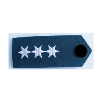 Dienstgradabzeichen Polizeihauptkommissar/in (A11)+(A12) - Blau - Knopf Schwarz - Nr. 8185