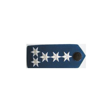 Dienstgradabzeichen Erste(r) Polizeihauptkommissar/in - Blau - Knopf Schwarz - Nr. 8187