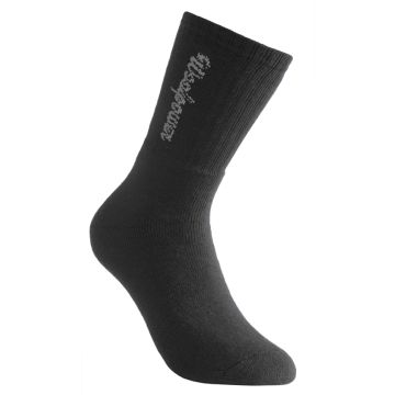Woolpower Socken Classic Logo 400 - Schwarz