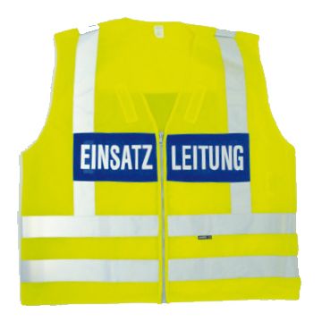 Offizielle Warnweste gemäß EN ISO 20471 ( Klasse 1) - EINSATZLEITUNG