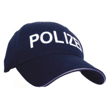 Bestickte Cap Dunkelblau mit weißer Schrift - Nr. 8574