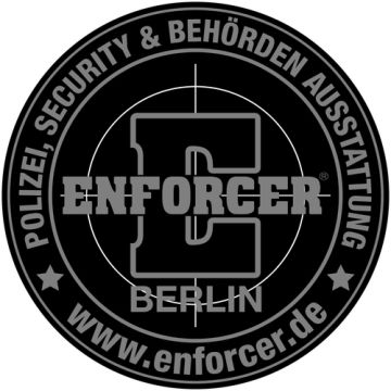 Rubber Patch  "ENFORCER Berlin"  rund & grau: nur 5,-€