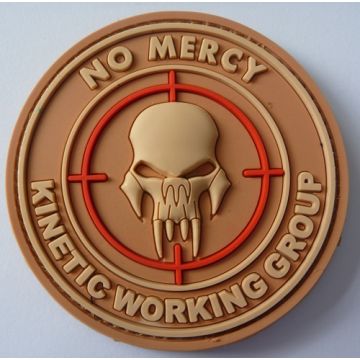 Rubber Patch NO MERCY - KINETIC WORKING GROUP DESERT - Nr. 9035