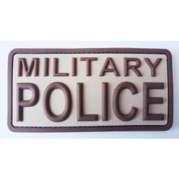 Rubber Patch Military Police Desert - Nr. 9046