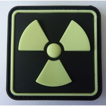 Rubber Patch Radioaktiv schwarz - Nachtleuchtend - Nr. 9060