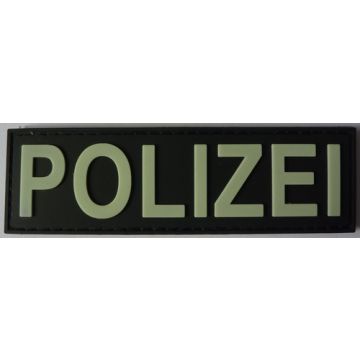 Rubber Patch POLIZEI - Nachtleuchtend - Nr. 9069