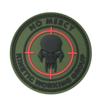 Rubber Patch NO MERCY - KINETIC WORKING GROUP SWAT - Nr. 9075