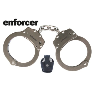 enforcer Edelstahl-Handfessel - verschweißte Edelstahlkette - Nr. 9537