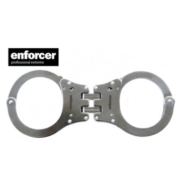 enforcer Edelstahl-Gelenk-Handfessel - Großer Umfang - Nr. 9539