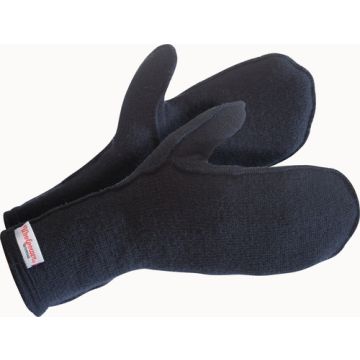 Woolpower Fäustlinge Thin 400 - Schwarz