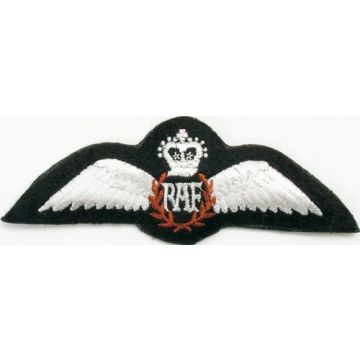 Brit. RAF Piloten Textil Abzeichen - Royal Air Force - Nr. AB0011