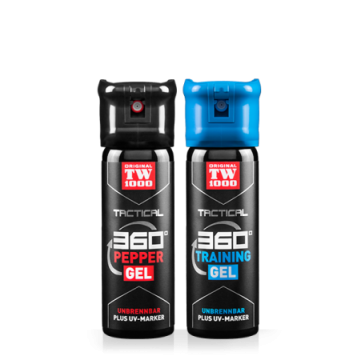 TW1000 TACTICAL Pepper-Gel Classic Twin-Pack inklusive Trainingsspray