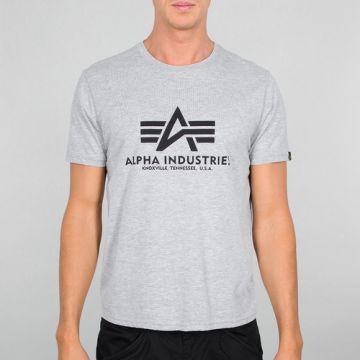 Alpha Industries Basic T-Shirt - Grau