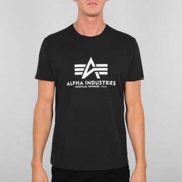 Alpha Industries Basic T-Shirt - Schwarz