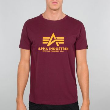 Alpha Industries Basic T-Shirt - Burgundy