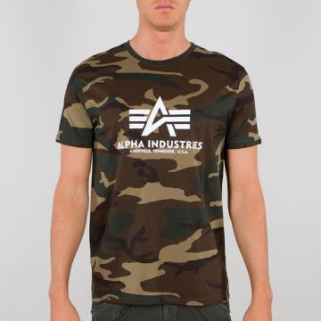 Alpha Basic T-Shirt - Woodland Camo