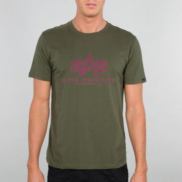 Alpha Industries  Basic T-Shirt - Dunkelgrün