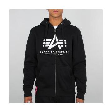 Alpha Basic Zip Hoody - Schwarz