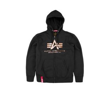 Alpha Basic Zip Hoody - Blau