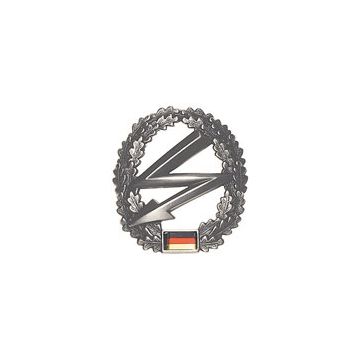 Barettabzeichen Fernmelder - ORIGINAL - aus Metall - Nr. BW3602B