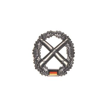 Barettabzeichen Artillerie - ORIGINAL - aus Metall - Nr. BW3602C